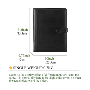 Carpeta <span class=keywords><strong>de</strong></span> cartera <span class=keywords><strong>de</strong></span> negocios <span class=keywords><strong>de</strong></span> cuero PU personalizada, carpeta impermeable suave para calculadora, herramienta <span class=keywords><strong>de</strong></span> organización <span class=keywords><strong>de</strong></span> negocios personalizada - Product Image 5
