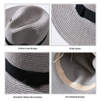 Chapeau de pêche de luxe en paille pour hommes, fait-main, unisexe, pour la plage, large bord, été, vente en gros