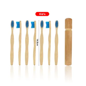 Best Selling Products 2022 Custom Biodegradable Bamboo Kid U Shape Bristle Teeth Natural Toothbrush Supplier