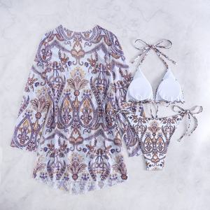 Nuevo Traje de Baño de Verano 2024 para Mujer, Bikini Brasileño con Tiras y Push-Up, Estampados de Leopardo, Cuadros y Paisley, MÁS DESEADO - Product Image 2