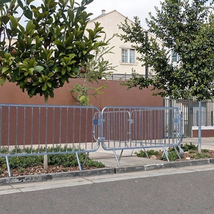 Barandilla <span class=keywords><strong>de</strong></span> Acero Galvanizado Azul <span class=keywords><strong>y</strong></span> Blanco para Carreteras, Aislamiento Urbano para Aceras, Casas, <span class=keywords><strong>Madera</strong></span> Tratada Térmicamente, Resistente al Agua <span class=keywords><strong>y</strong></span> a los Rayos UV, 3D, Australia - Product Image 4