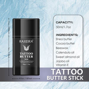Nuovo tatuaggio Stick miglioramento del colore post-cura idratante tatuaggio unguento burro Stick delicato tatuaggio crema post-cura balsamo - Product Image 6