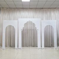 FURUN Offre Spéciale Design grand arc support métal toile de fond Style marocain cadre de scène fête de mariage événement décoration