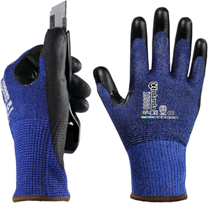 Guantes de Trabajo Weston P35218 al por Mayor, Recubiertos de <span class=keywords><strong>PU</strong></span>, Ultraligeros, Resistentes a Cortes, Nivel de Corte A3 TDM C, Pantalla Táctil, Buen Agarre - Product Image 2