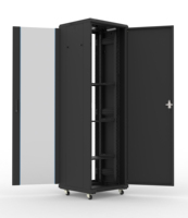 Rack de serveur en acier de boîtier réseau 42U 19 pouces pour applications informatiques prêt pour l'utilisation standard du centre de données produits en stock