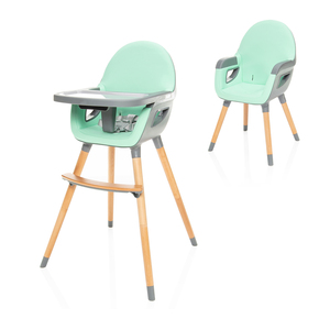 Chaise Haute Bébé Pliable de Qualité Supérieure en Plastique Moderne – Bleu, Rose, Marron – Siège Rehausseur pour Repas et Alimentation - Product Image 1