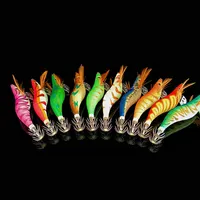 Luminous Squid Jig Fishing Lure, Egi Bag, 10 Pcs Pack, 3 #