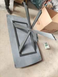 Alibaba Factory Price Modern Design Dining <strong>Tables</strong> With Metal - Product Image 6