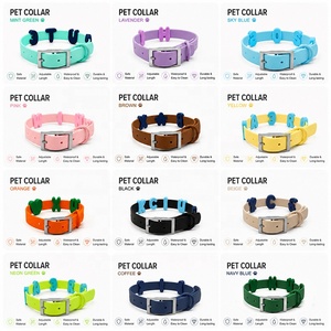Collier pour chien personnalisé à faire soi-même avec des lettres 3D en PVC imperméable, collier personnalisé avec nom pour petits et moyens chiens, accessoires pour animaux de compagnie - Product Image 6