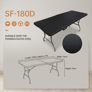 Table pliante imperméable pour banquets et conférences, best-seller en gros, table pliante d'extérieur - Product Image 4