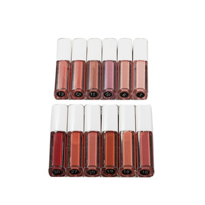 Gloss à lèvres mat hydratant 2g, échantillon de maquillage liquide, nuancier de couleurs - Product Image 5