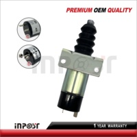 Moteur diesel Lister Petter 12V, électrovanne d'arrêt de carburant SA-3405T 1502-12C7U2B2S1, électrovanne 366-07197 36607197