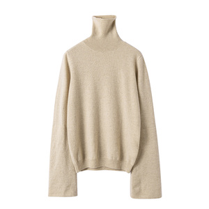 Pull à <span class=keywords><strong>col</strong></span> <span class=keywords><strong>roulé</strong></span> en cachemire pour homme, tricot doux et respirant, couleur bordeaux, collection automne Offre Spéciale - Product Image 5