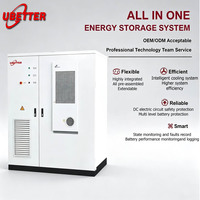 Système de stockage d'énergie commercial et industriel à haute tension OEM 215 kWh 221 kWh 241 kWh 1 MW, batterie solaire LiFePO4 à refroidissement par air