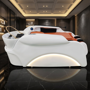 Cama de Masaje para Spa Capilar de Lujo KISEN, con Función de Circulación de Agua, Requiere Plomería, Multifuncional, Acolchada con Esponja - Product Image 4