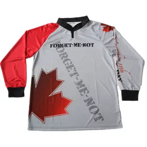 Affordable Wholesale kids sublimation fishing jersey For Smooth