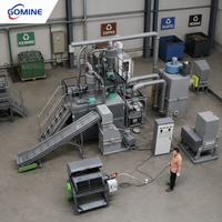 Ligne de recyclage de cartes mères PCB pour la récupération de l'or par séparation gravitaire et le broyage des déchets électroniques