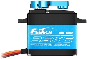 Servomoteur RC numérique 7,4 V à couple élevé, entièrement <span class=keywords><strong>en</strong></span> acier, étanche, 180 degrés, OEM, 35 kg, pour modèles <span class=keywords><strong>de</strong></span> voitures DIY <span class=keywords><strong>en</strong></span> métal - Product Image 2