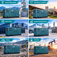 Groupe électrogène diesel 100 kW 125 KVA Yuchai refroidi par eau triphasé 4 fils, alimentation de secours pour la construction agricole, OEM ODM ATS