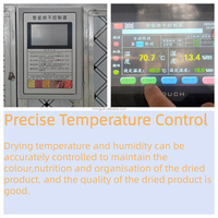 Deshidratador Comercial de Alimentos, Máquina de Secado por Calor, Equipo de Secado de Frutas, 100-400 kg/h, Deshidratador Profesional, 220-380 V, 1 Año de Garantía