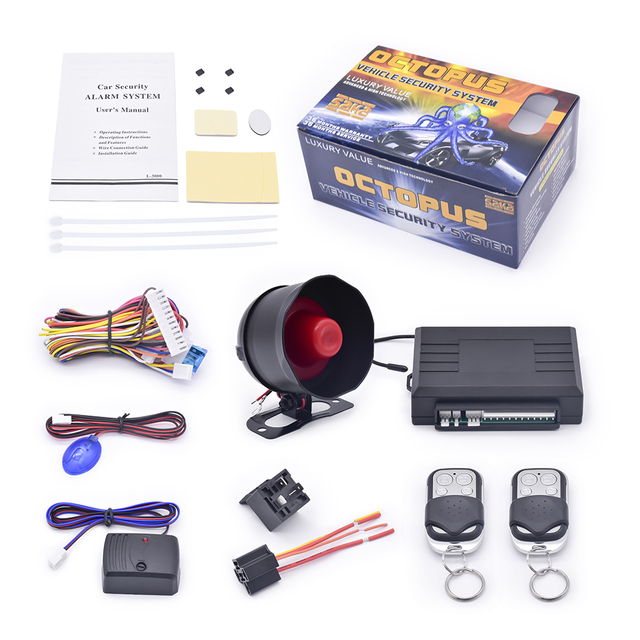 Hot Selling Universal Car Alarm System Remote Control Anti-Theft 433MHz Keyless Entry