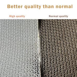 Customized High Quality <b>Scratching</b> <b>Board</b> with Catnip OEM/ODM Pet Scratch White Corrugated Paper B/C Flute Scratcher - Product Image 3