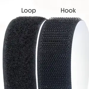 High Quality OEM Velcroes Double Sided Self Adhesive Hook And Loop Hoop Loop Custom Size Hoop And Loop For Baby