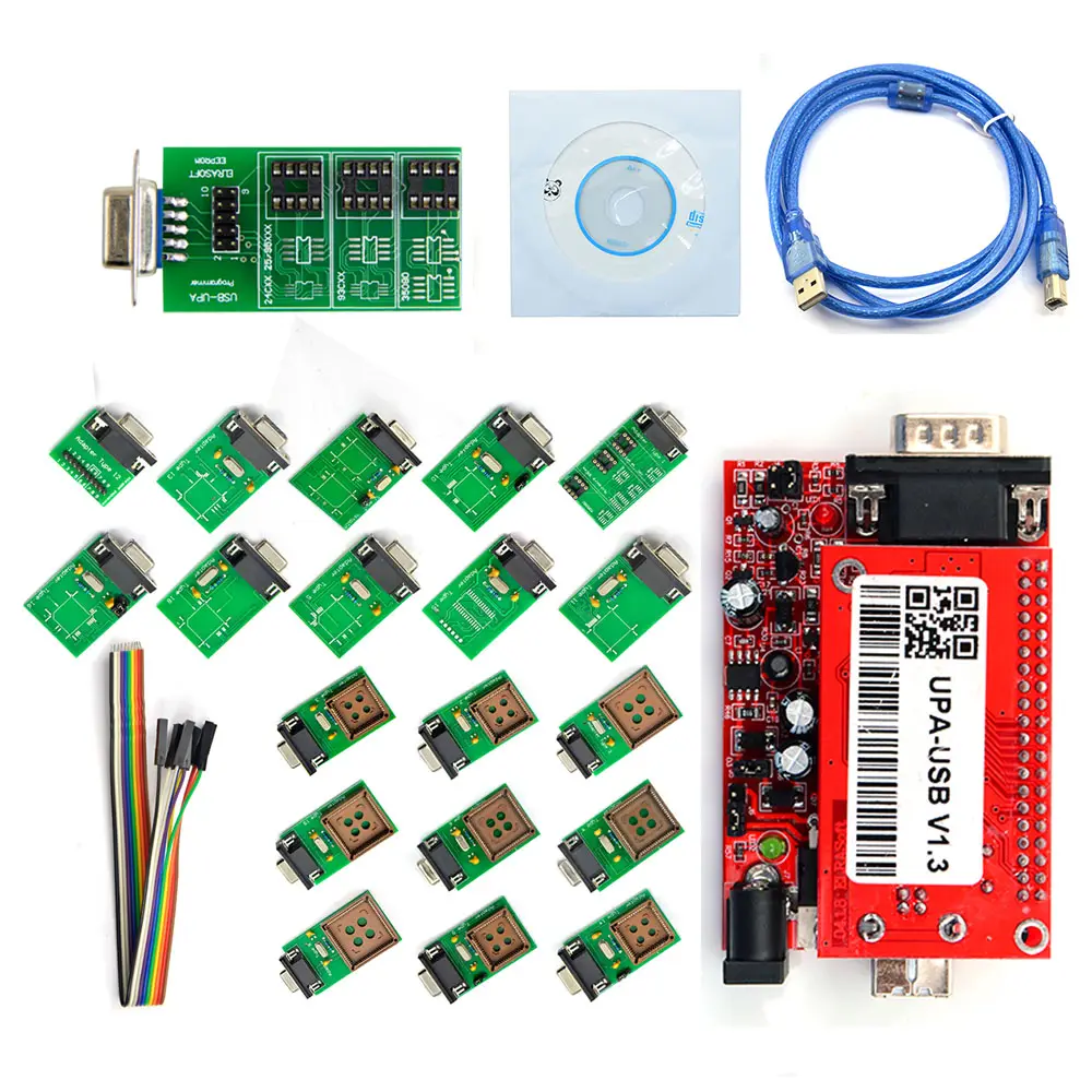 ECU Chip Tuning aracı en düşük fiyat UPA-USB programcı V1.3 TMS ve NEC adaptörleri