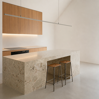 Solution d'aménagement d'espace sur mesure pour toute la maison, style scandinave moderne, avec cuisine intégrée pour projets résidentiels