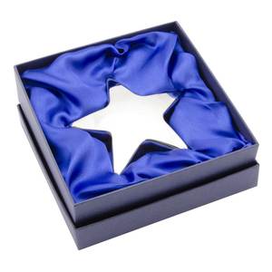 Fermacarte a Forma di Stella 110 Mm con Finitura Cromata, Decorazione per Ufficio - Product Image 2