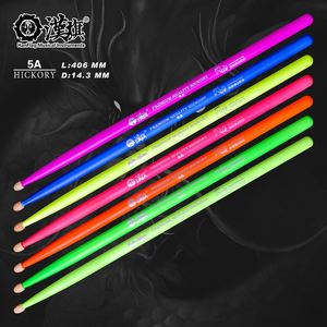 <span class=keywords><strong>Baquetas</strong></span> de Hickory con Punta de Madera de Acorn, Color Neón con Brillo UV, Modelo 5A, para Actuaciones en Escenario, <span class=keywords><strong>Baquetas</strong></span> Personalizadas - Product Image 1