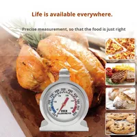 Termometer Oven kaca Digital, alat memanggang dapur tahan suhu tinggi penggunaan rumah tangga