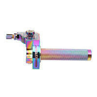 Puños de Acelerador de Motocicleta de Aluminio CNC para Ciclomotor, Scooter, Bicicleta, Ajuste Universal, Repuesto para Motos de Cross y Pit Bikes