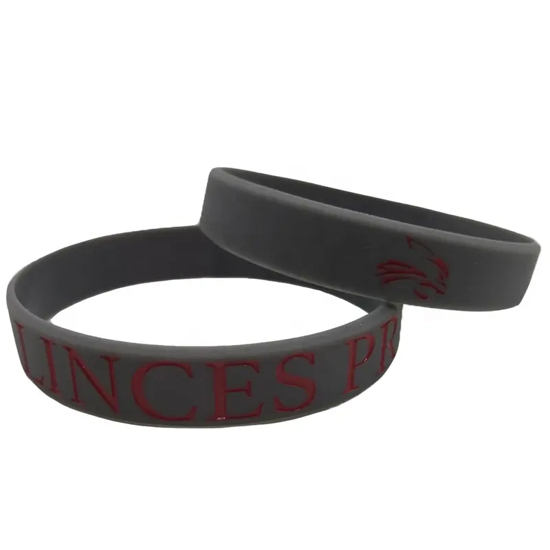 Custom Logo OEM Multiple Colors And Size Wrist Band Silicone Bracelet