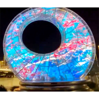 Pantalla LED Esférica Colgante Lecede, Esfera Flexible Personalizada, Fabricante de Pantallas LED en Forma de Globo con Diámetro Personalizado
