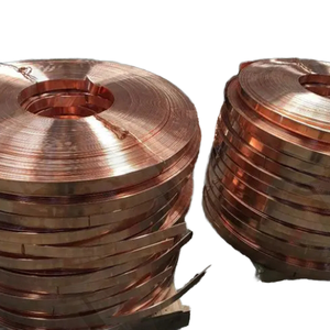 Cinta de Cobre 99.9% Puro, Bobina de Cobre para Iluminación y Conductores de Distribución de Energía, Estándar JIS ASTM DIN EN ISO, MOQ <span class=keywords><strong>10kg</strong></span> - Product Image 1