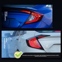 Feux de brouillard LED modifiés et feux arrière pour voitures (2016-Présent) – Assemblage automobile YAB-SY-0276A-1 4600 Lumens