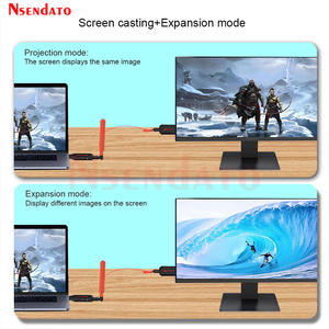 Émetteur-récepteur vidéo et audio sans fil 1080P, extension 150M/100M 5.8G, en PVC, moule privé, dongle <span class=keywords><strong>TV</strong></span> Stick pour moniteur et téléviseur - Product Image 5