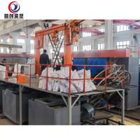 CE approuvé Chine 500 litres 1000 litres 5000 litres réservoir d'eau réservoir de stockage d'eau trois bras rotomoulage Machine
