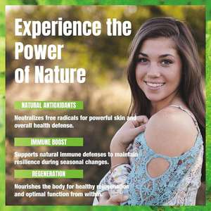 Gocce Liquide Naturali di Graviola, Integratore Alimentare a Base di Erbe con Muschio Marino, Moringa, Curcuma, Olio di Semi Neri e Origano - Product Image 3