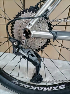 Bicicleta de Montaña Superligera de 27.5 Pulgadas, 4 LEAF, Venta al Por Mayor, Cuadro Personalizado de Aleación de Titanio para Adultos, 11 Velocidades, Bicicleta Urbana de Acero - Product Image 5