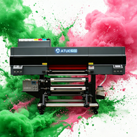 Impresora de Transferencia DTF Automática de 60 cm con Tinta UV, Nueva, con Laminación, Impresora de Etiquetas de Alta Resolución