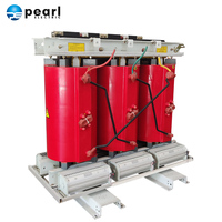 Transformateur sec isolé à refroidissement par air Pearl Electric, bobinage en cuivre, triphasé, 3300 KVA, 50/60 Hz, Dyn11, distribution par bobines superposées