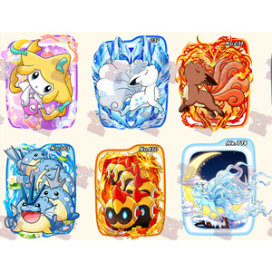 PY Wholesale Supplies Caja Sorpresa Nuevo Juego Magnético ArtBoard Tarjeta de Personaje Pikachu Fiesta Pokémon Colección de Mini Peluches y Tarjetas de Juego - Product Image 4