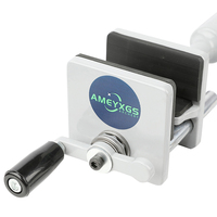 Support de réglage d'arc en métal AMEYXGS AME Bow Vise avec 6 trous de fixation pour table d'atelier de tir à l'arc