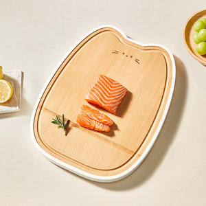 Planche à découper en forme de chat en bambou, anti-moisissure, antibactérienne, pour fruits et aliments pour bébés, bloc de découpe pour la cuisine domestique - Product Image 3