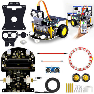 Keyestudio v2.0 mini thông minh <span class=keywords><strong>robot</strong></span> xe STEM <span class=keywords><strong>Kit</strong></span> <span class=keywords><strong>microbit</strong></span> <span class=keywords><strong>Robot</strong></span> mà không cần bảng chính Khoa Học & kỹ thuật Đồ chơi - Product Image 2