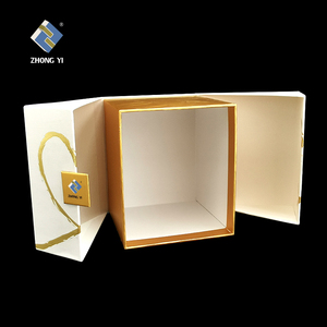 Confezione regalo con cesto magnetico in carta di cartone naturale marrone all'ingrosso - Product Image 4