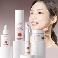 Ensemble de soins de la peau pour le visage à la collagène coréen, à la vitamine C, hydratant, éclaircissant, réparateur, raffermissant, anti-âge, à la mucine d'escargot, marque privée