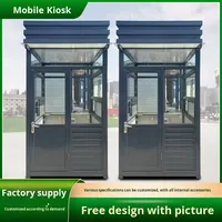 DBJ 40FT modulaire extensible écologique moderne garde de sécurité extérieure cabine maison préfabriquée conteneur en acier bureau